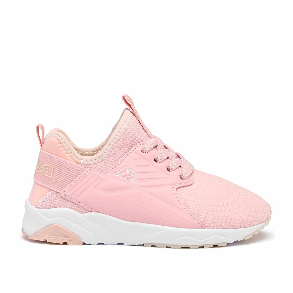 Kappa - Baskets Fille San Puerto Elastic Rose - Chaussures De Sport - Beige|rose - 29 - Decathlon