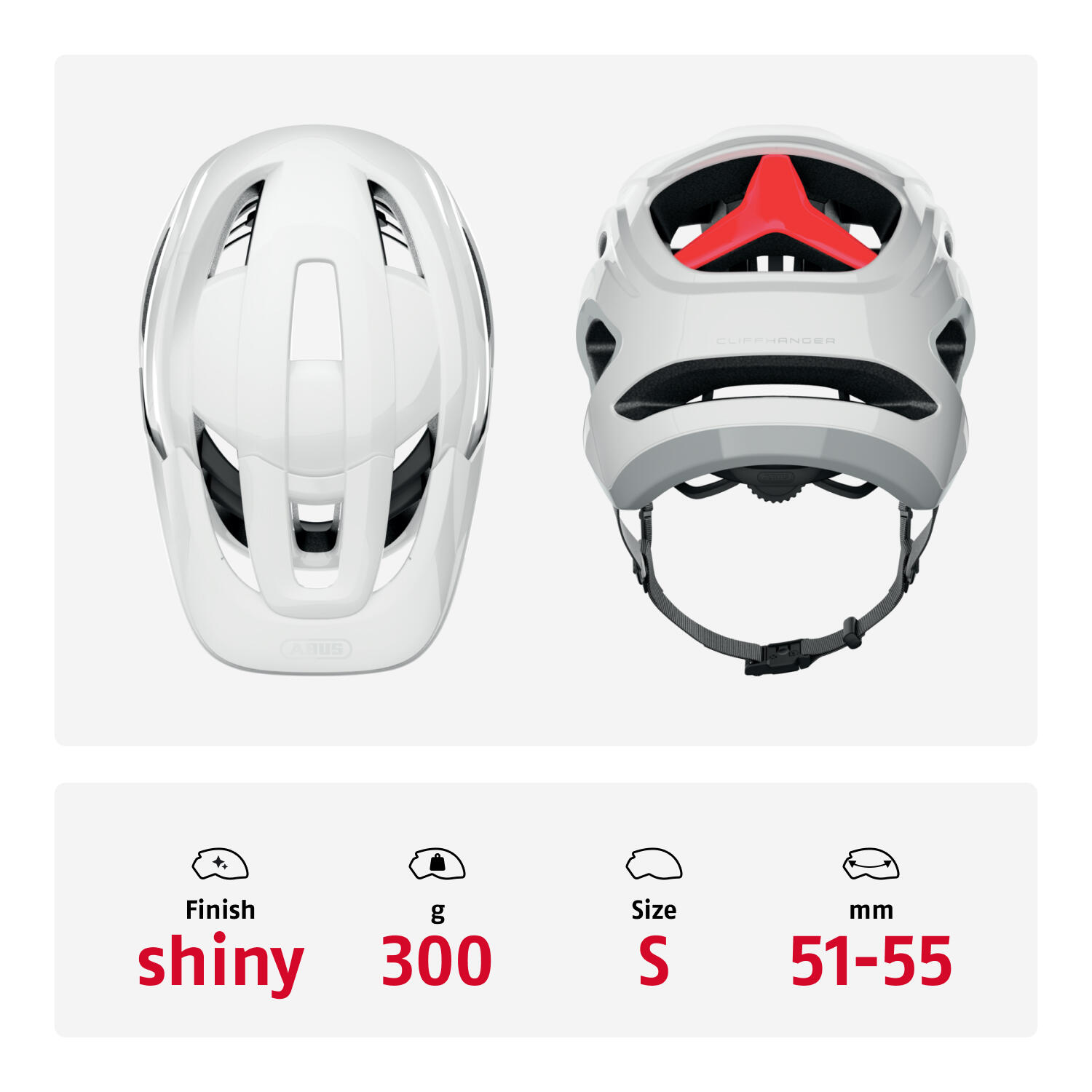Rennrad-Helm "Cliffhanger", weiß 3/7