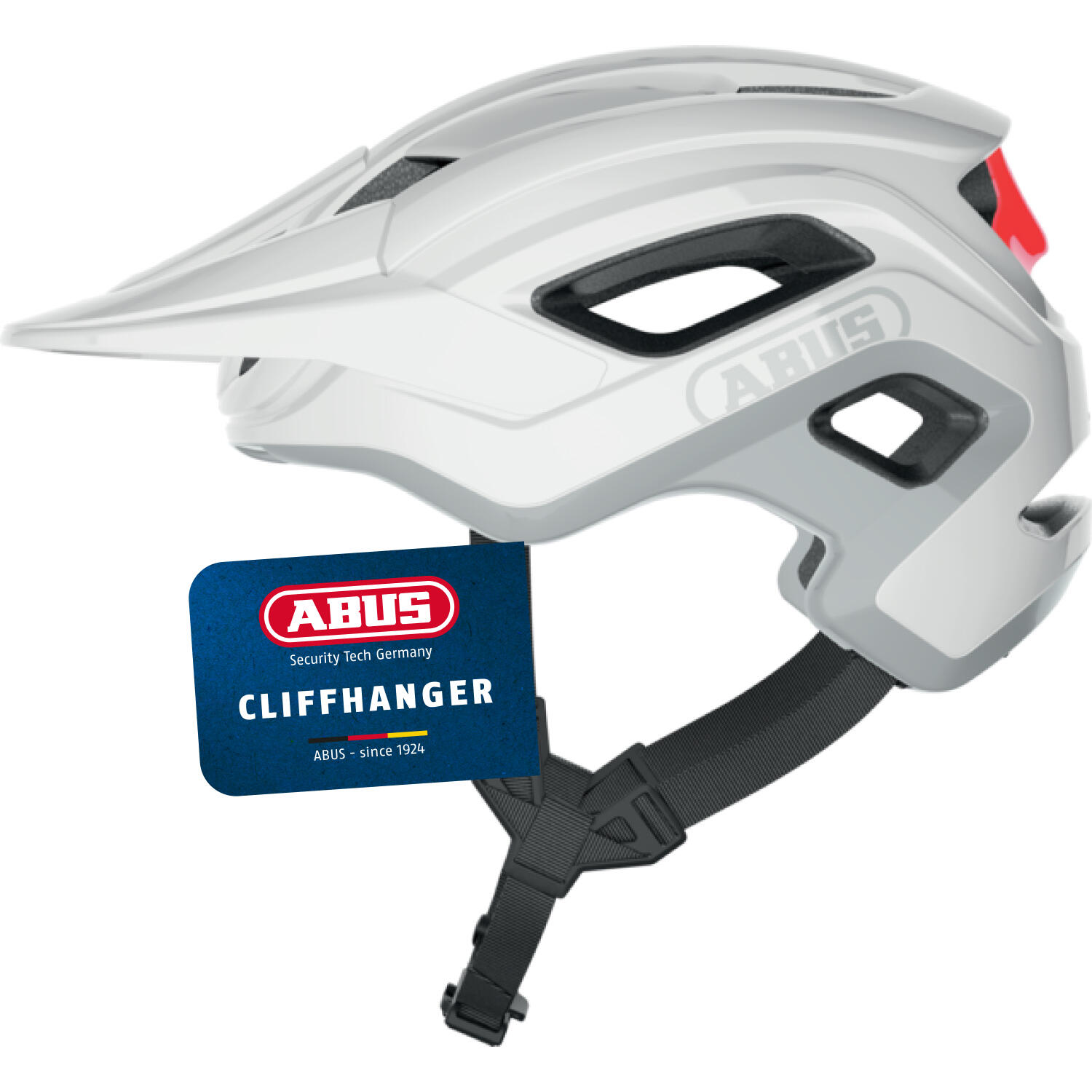 Abus - Casque De Vélo De Course « Cliffhanger », Blanc - Casque - Blanc|gris|marron|rouge - Decathlon