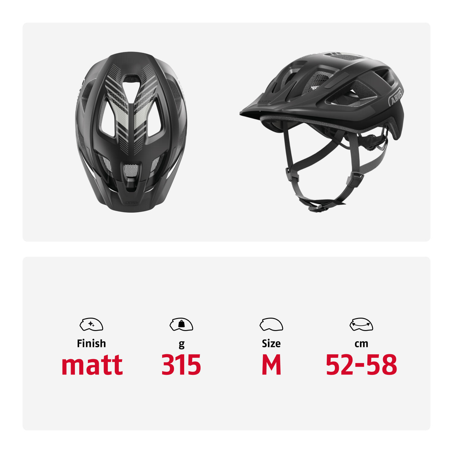 City-Fahrradhelm Aduro 3.0 LED, aksamitna czerń 5/7