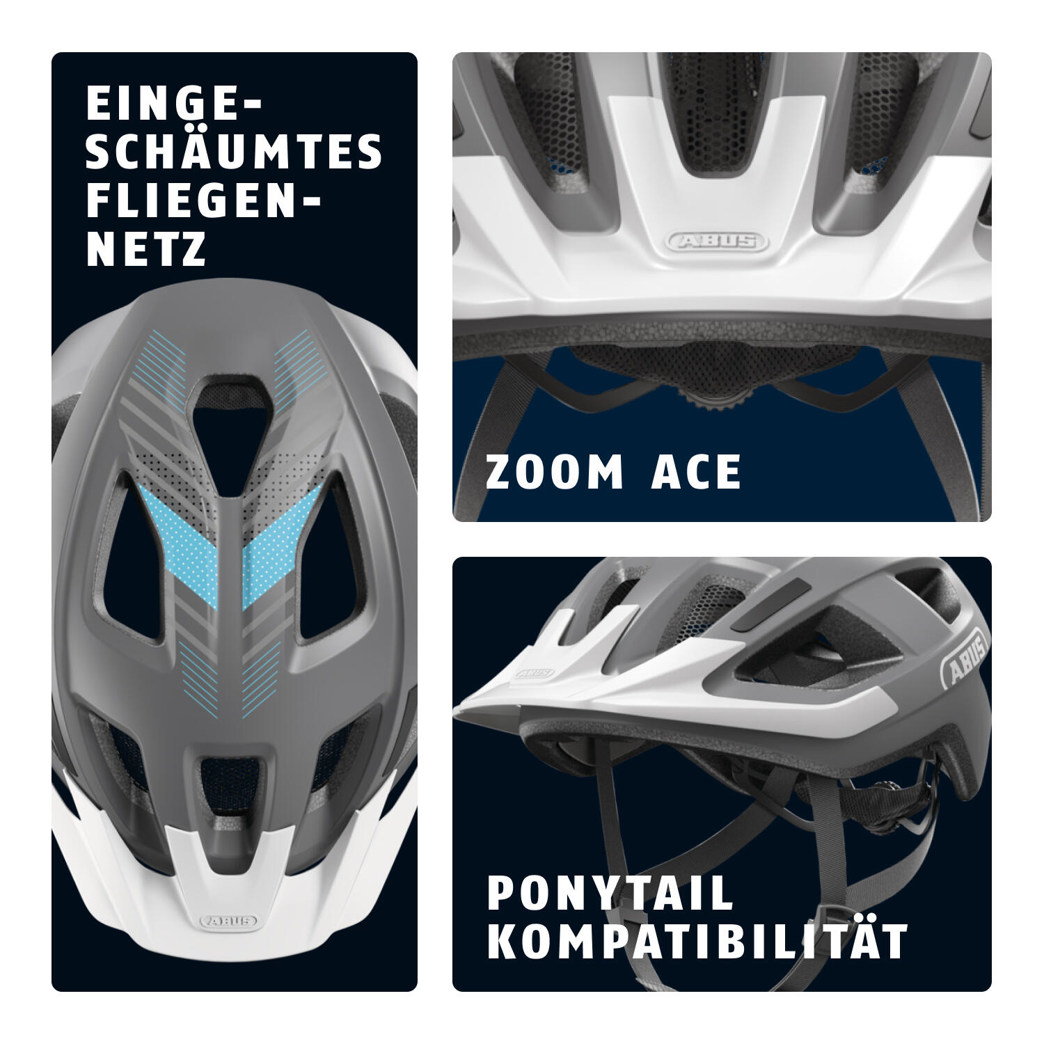 City-Fahrradhelm Aduro 3.0 LED, race grey 3/6