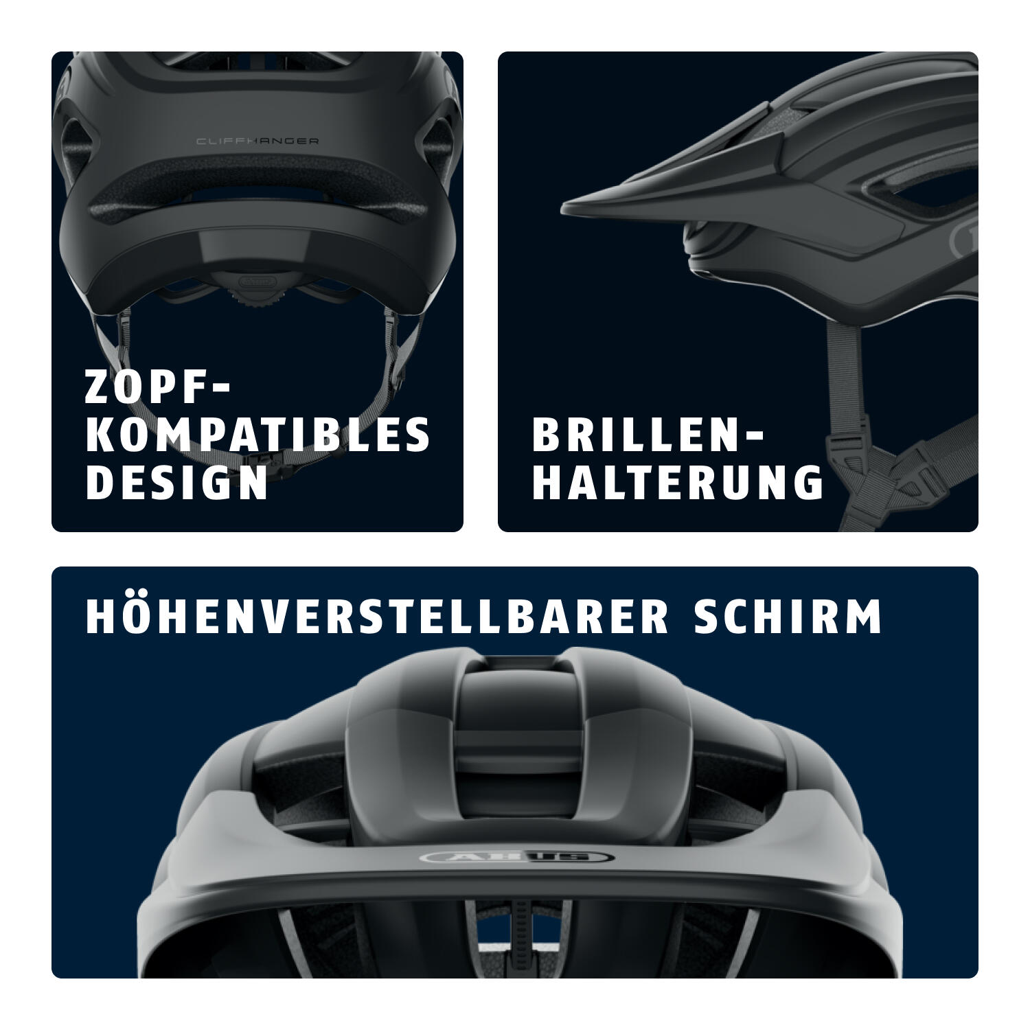 Racefietshelm “Cliffhanger”, zwart 4/7