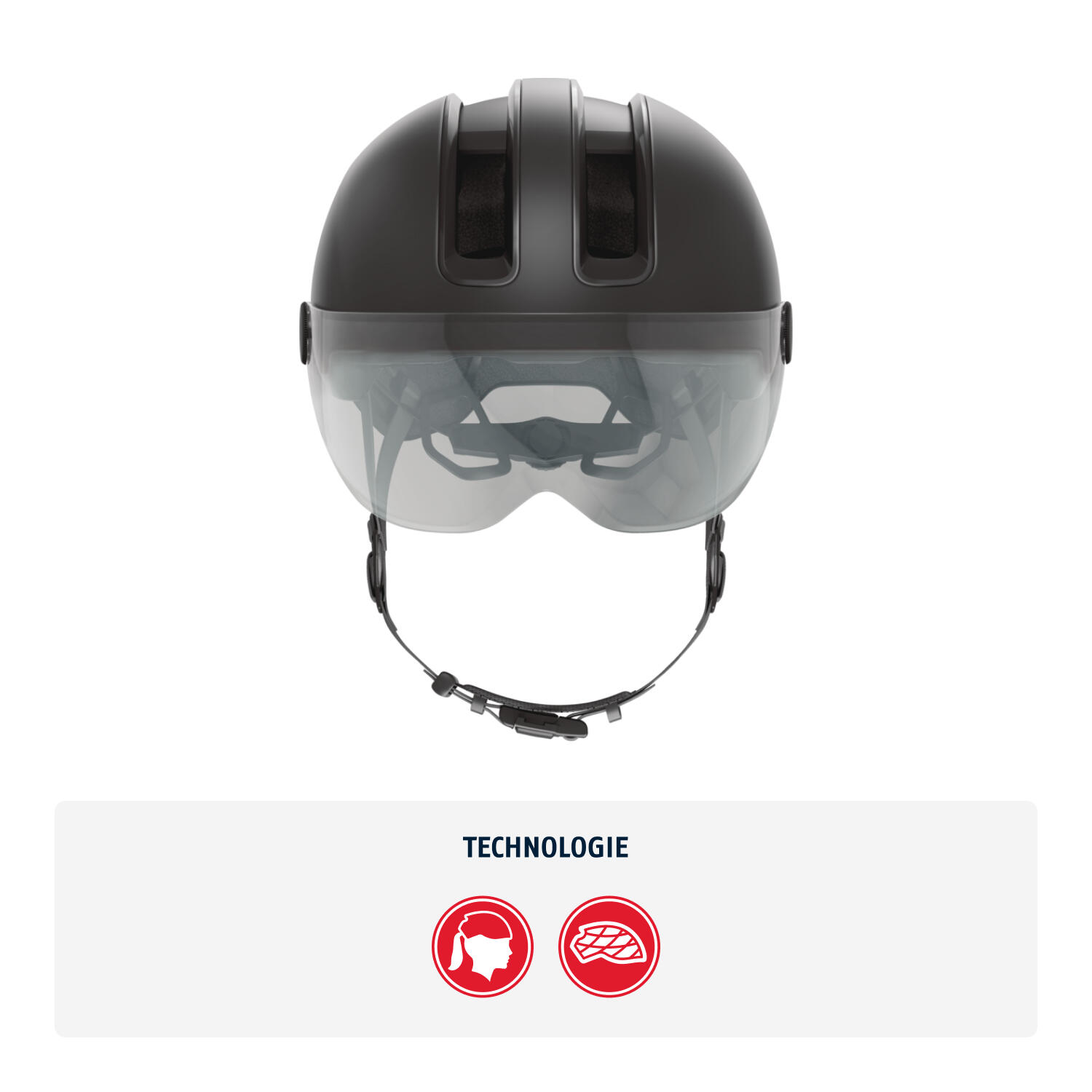 Casque Abus Hud-y Ace Velvet Noir L 57-61cm - Élégant et Sûr 2/7