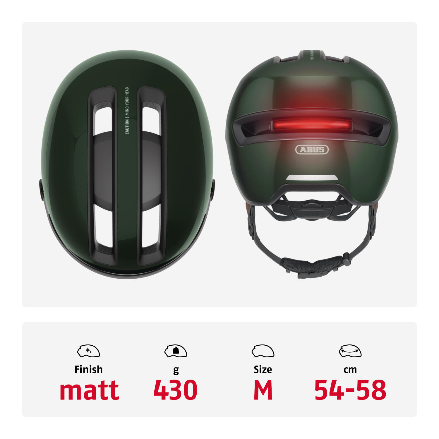 Casco bici urbano Abus 3/7