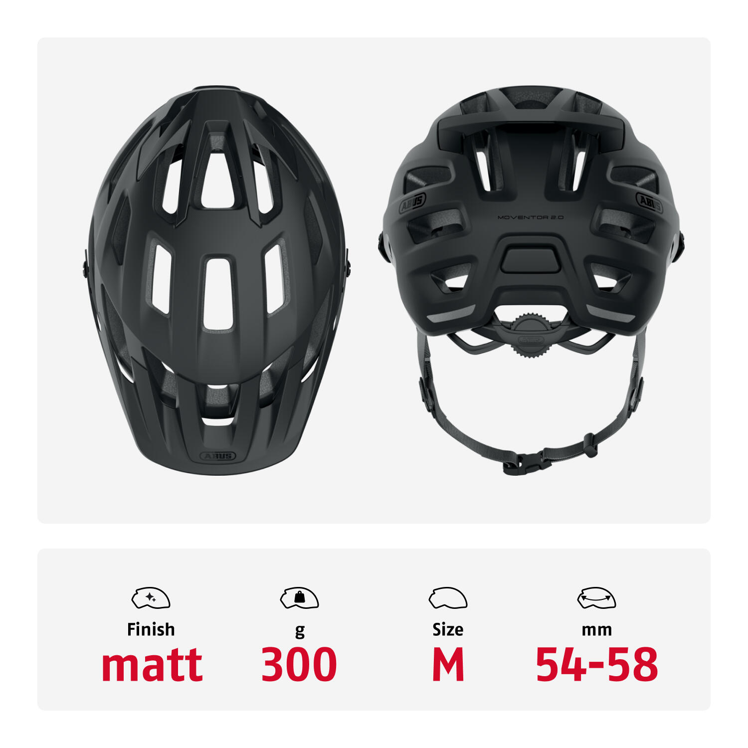 Casque de vélo MTB "Moventor 2.0", noir 4/7