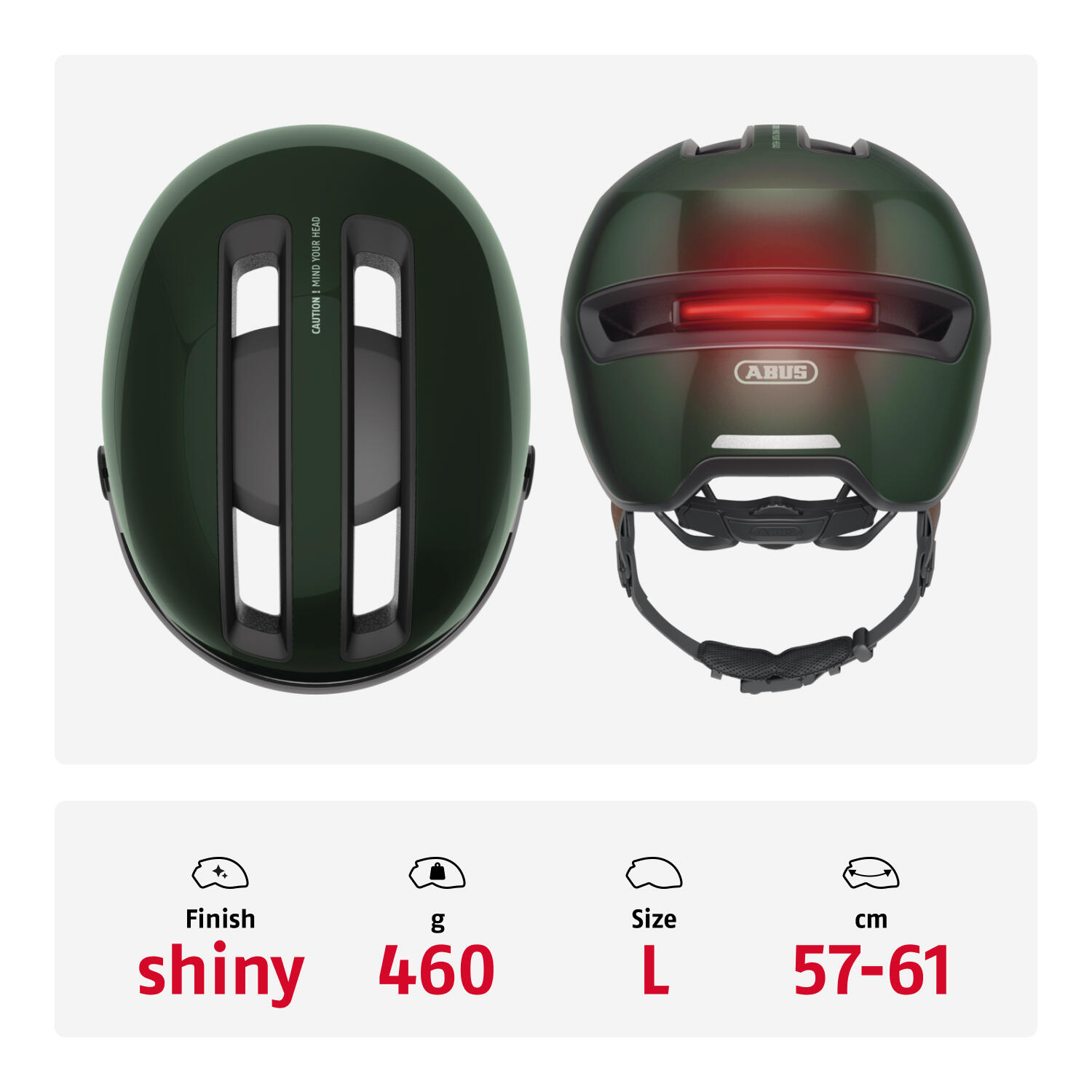 Casco bici urbano Abus 3/7