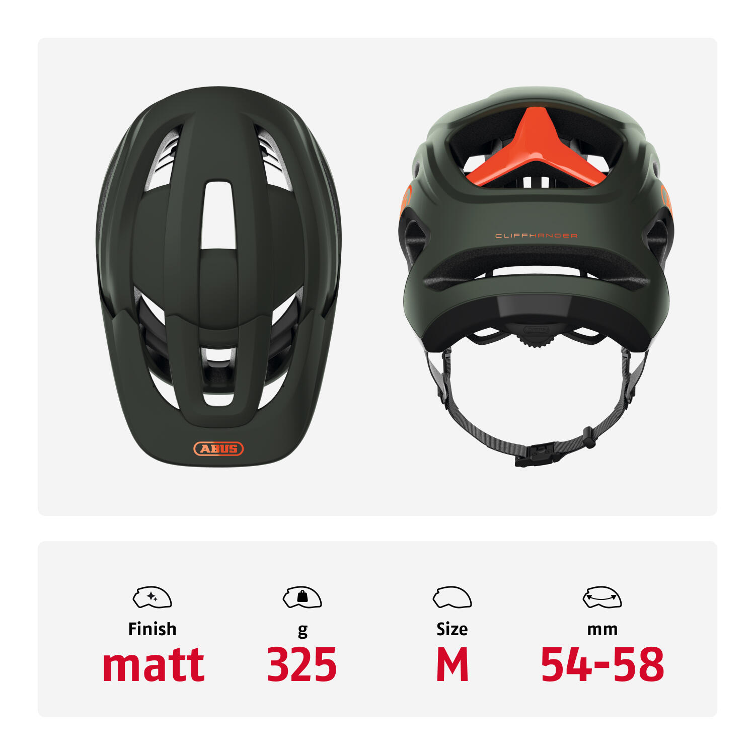 Hlava VTT Abus 3/7
