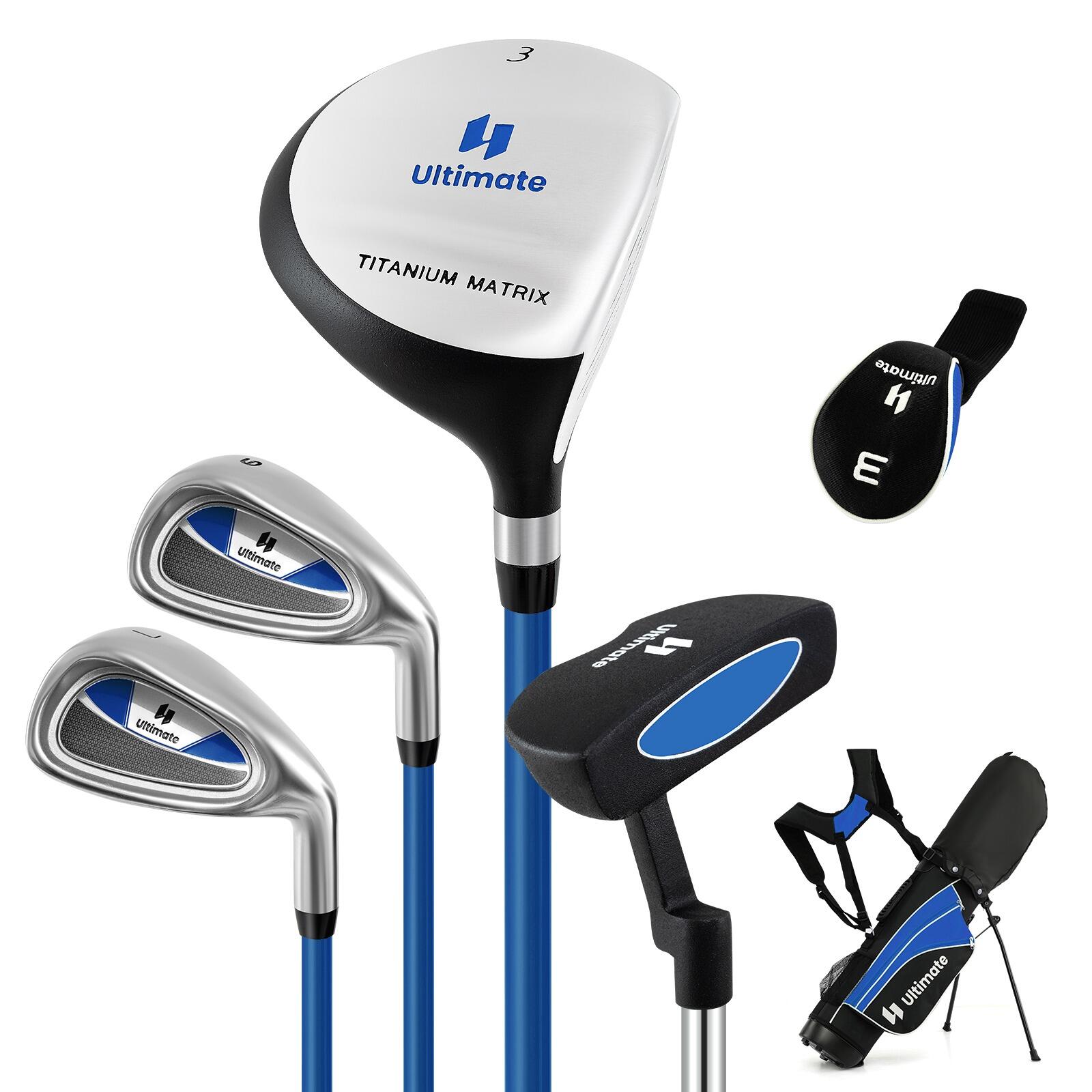 Kids Complete Golf Clubs Set w/Stand Bag 8-10 Years 61x49x72