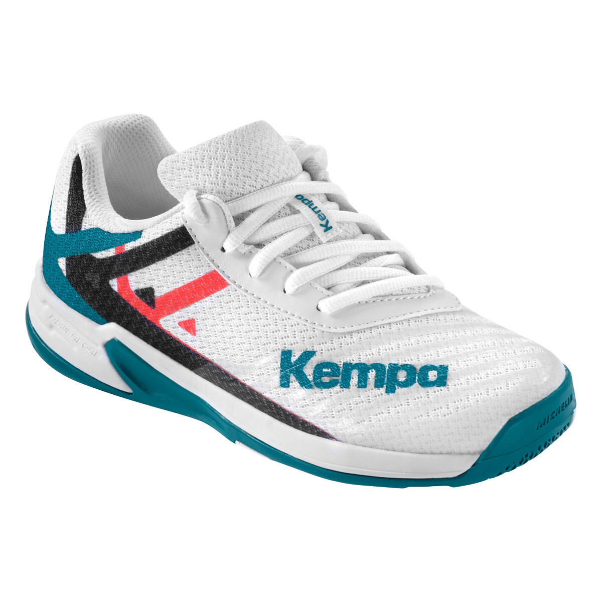 Kempa - Chaussures De Salle Wing 2.0 Junior Kempa - Chaussures De Sport - Blanc|rouge - Decathlon