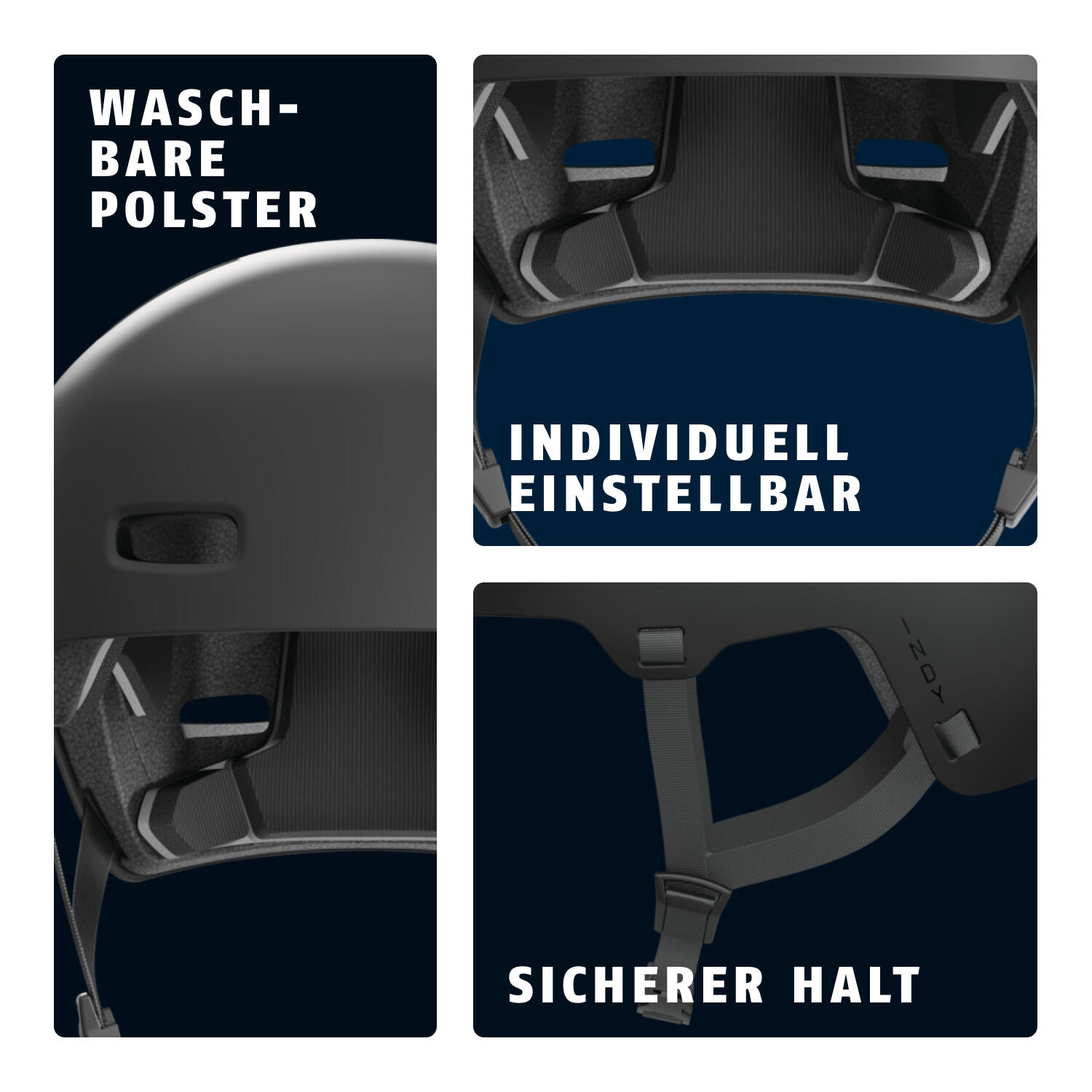 Casque Abus Indy Velvet Noir S 51-55 cm 3/7