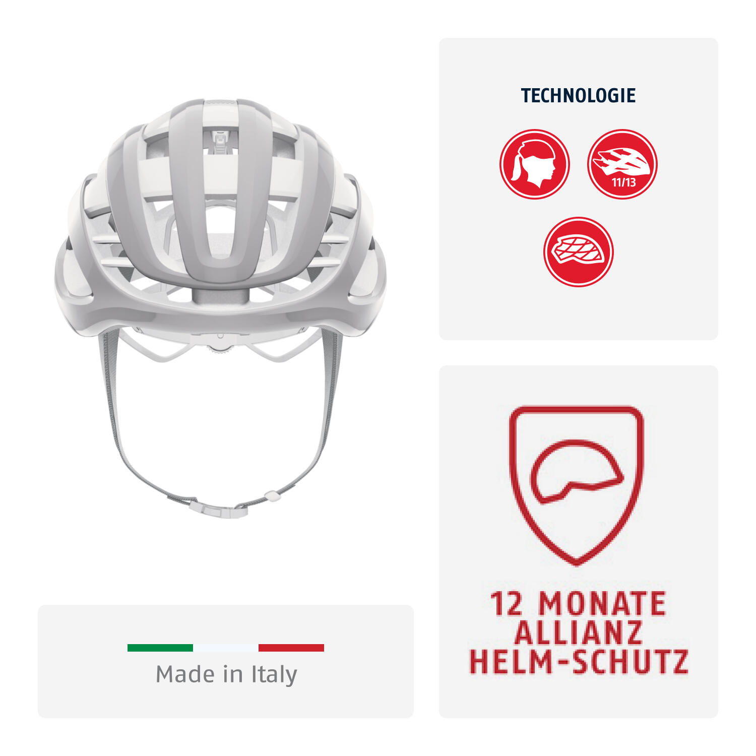 Casque ABUS Airbreaker Pure Grey L 59-61cm 2/7