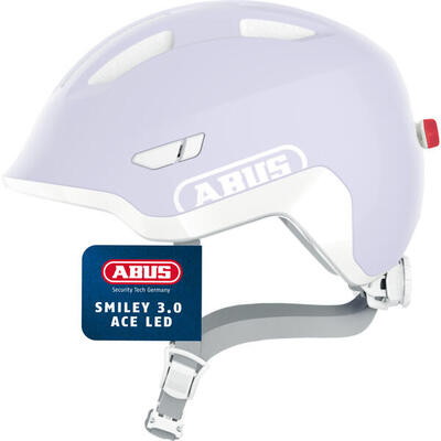 Abus smiley 3.0 ace led fietshelm voor kinderen m 50-55cm