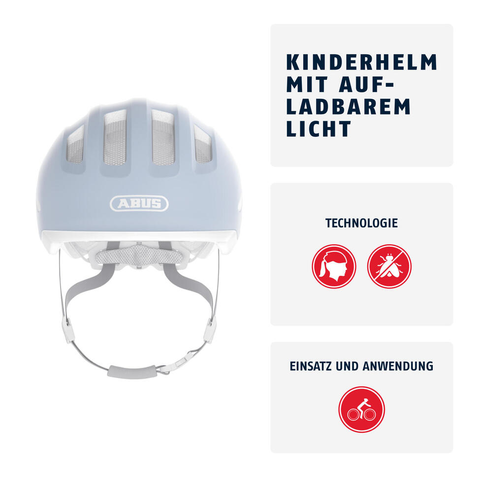 Kask rowerowy dziecięcy ABUS Smiley 3.0 ACE LED
