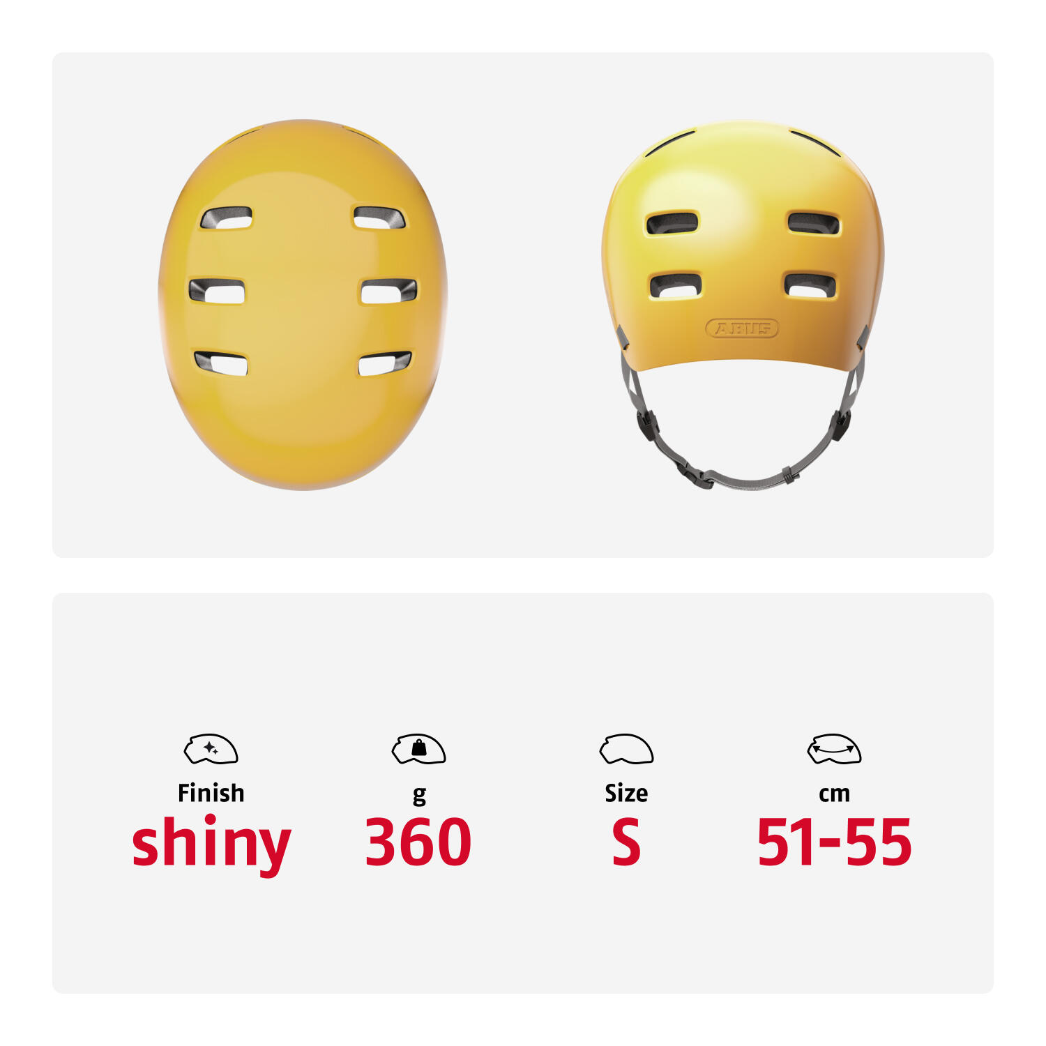 Casco Abus Indy - senape, taglia S (51–55 cm) 5/7