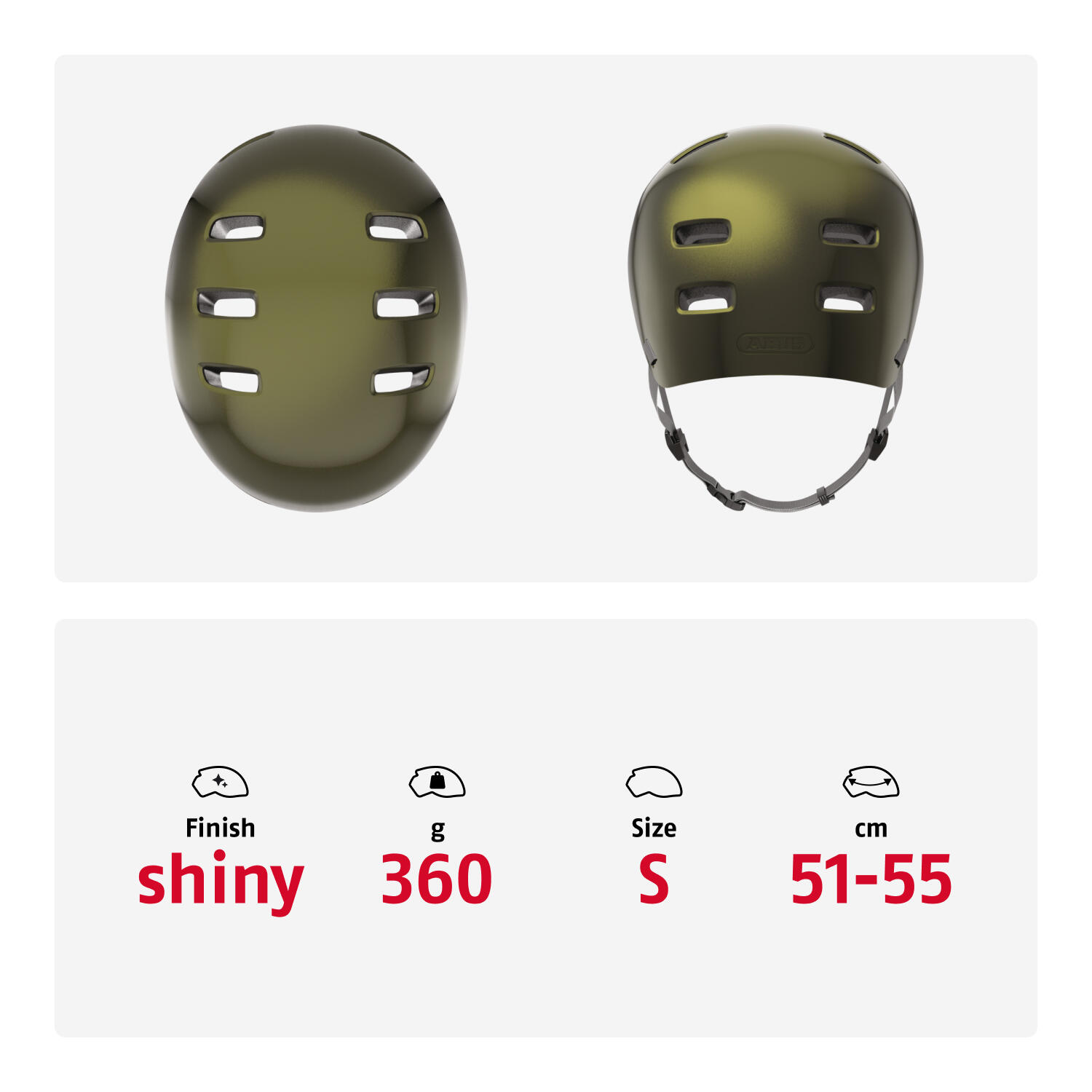 Casque Abus Indy en Vert Piquant Taille S 51-55 cm 5/7
