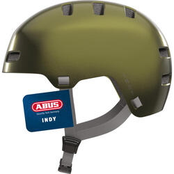 Casque Abus Indy Pepper Green M 54-58 cm - Pour Passionnés de Dirtbike