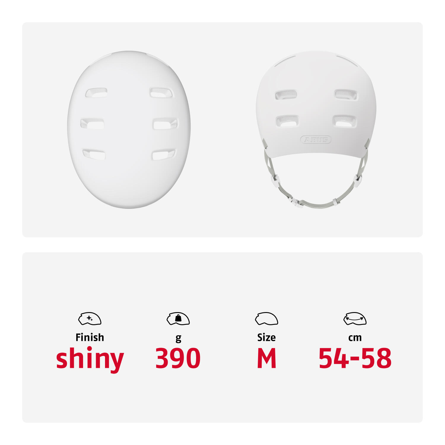 Casco Abus Indy Blanco Puro M 54-58cm - Ideal para Dirt Bike 5/7