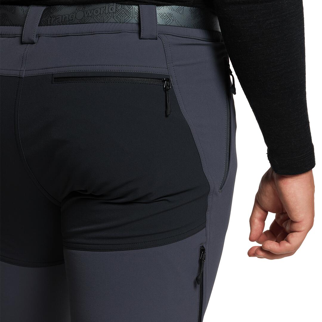 Pantalón para Hombre Trangoworld Rovek v02 Gris/Negro 3/5