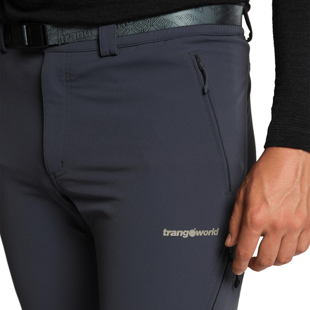 Pantalón para Hombre Trangoworld Rovek v02 Gris/Negro 4/5