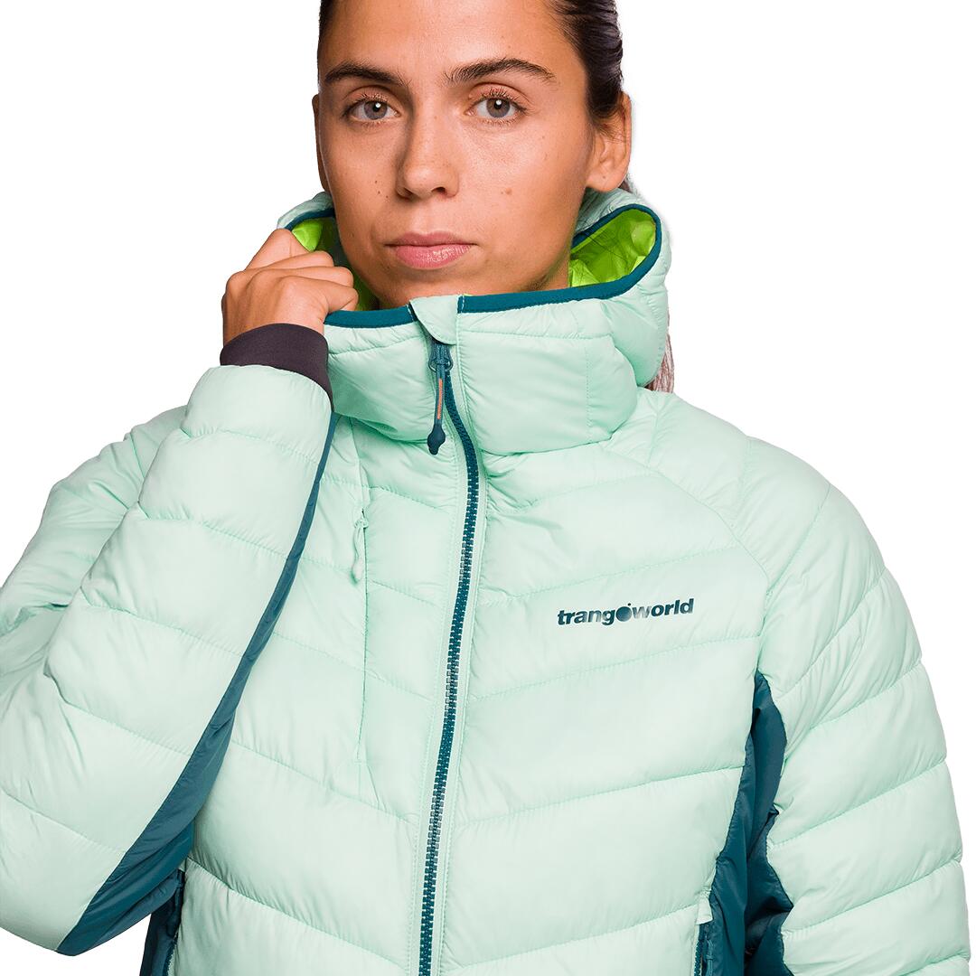 Chaqueta acolchada para Mujer Trangoworld Rulhe v02 Verde/Verde/Verde 6/7