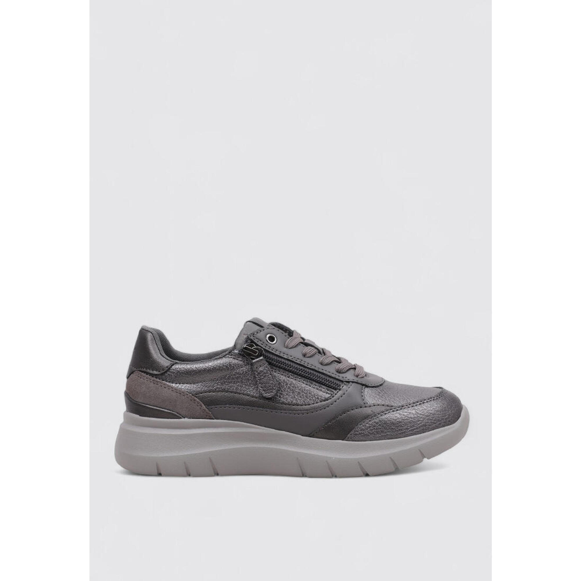 Geox - Chaussure De Randonnée Baskets Femme Geox D Plummery E Gri - Baskets - Gris - Decathlon
