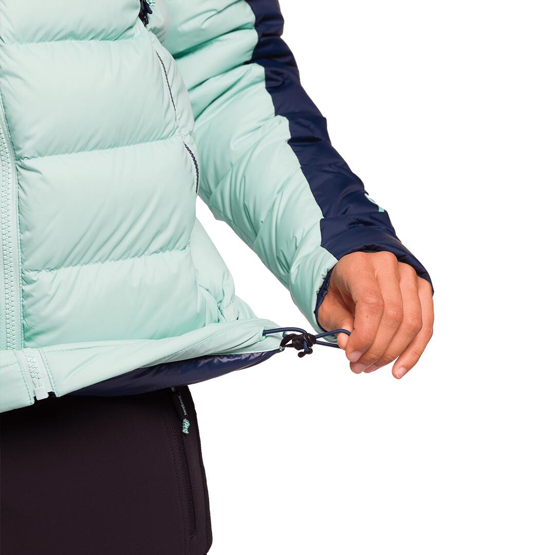 Plumífero para Mujer Trangoworld Trx2 900 wm evo Verde/Azul 230g 900cuin 6/7