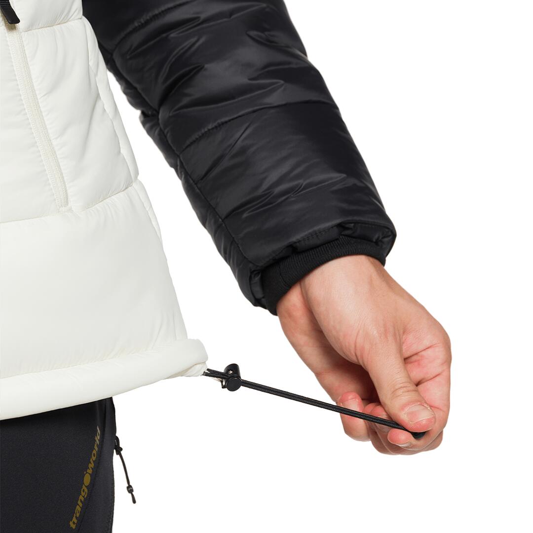 Plumífero para Hombre Trangoworld Dixon Blanco/Negro 4/6