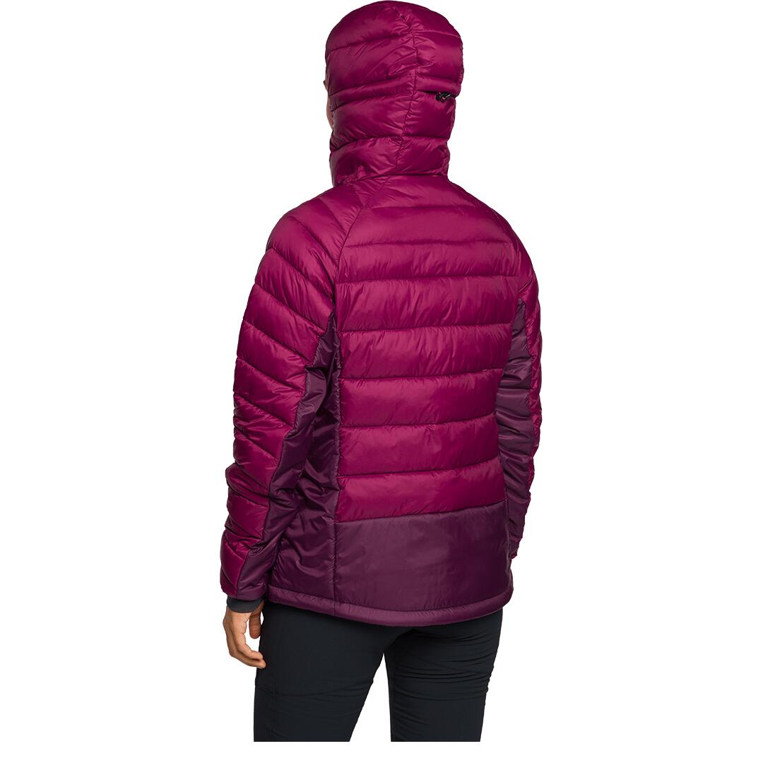 Chaqueta acolchada para Mujer Trangoworld Rulhe v02 Morado/Morado/Rojo 4/7