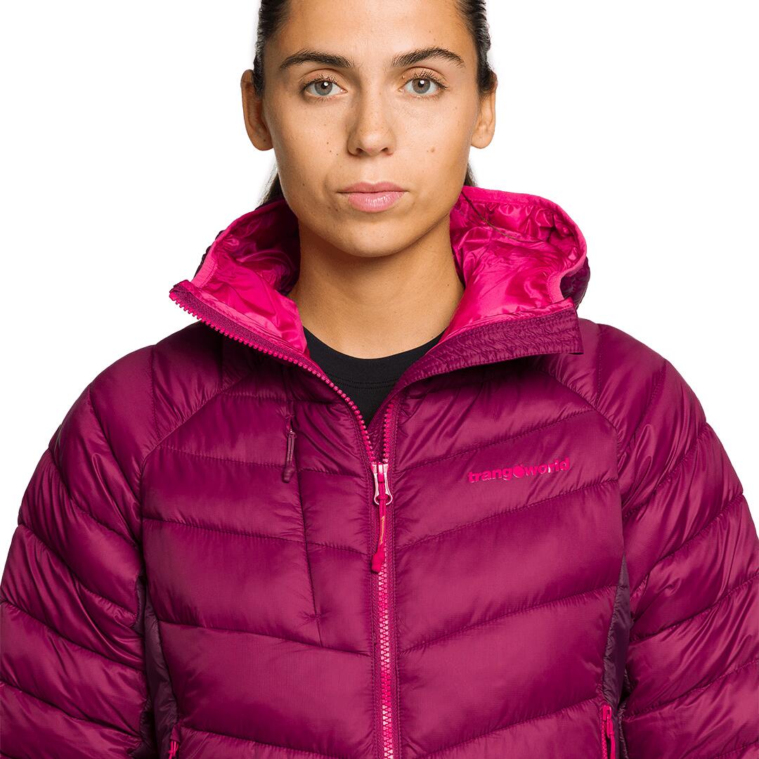 Chaqueta acolchada para Mujer Trangoworld Rulhe v02 Morado/Morado/Rojo 6/7