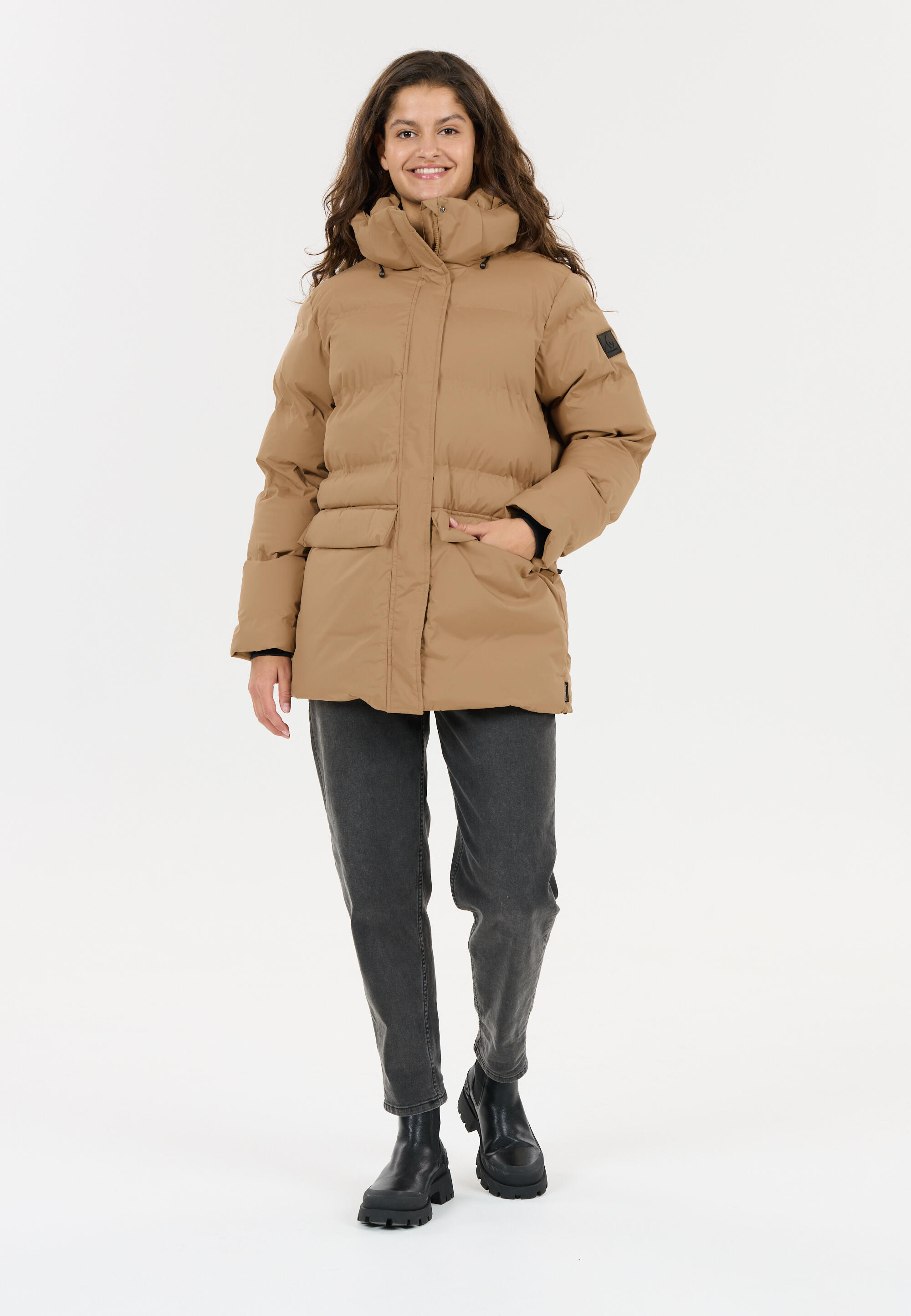 Plumífero con capucha de mujer Whistler Creed CFT 3/5