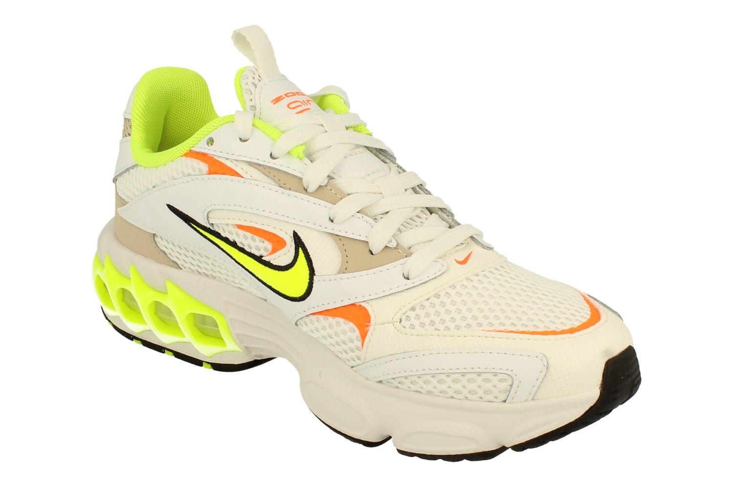 Chaussures - marche - femme - amorties - air fire - white/volt 4/6