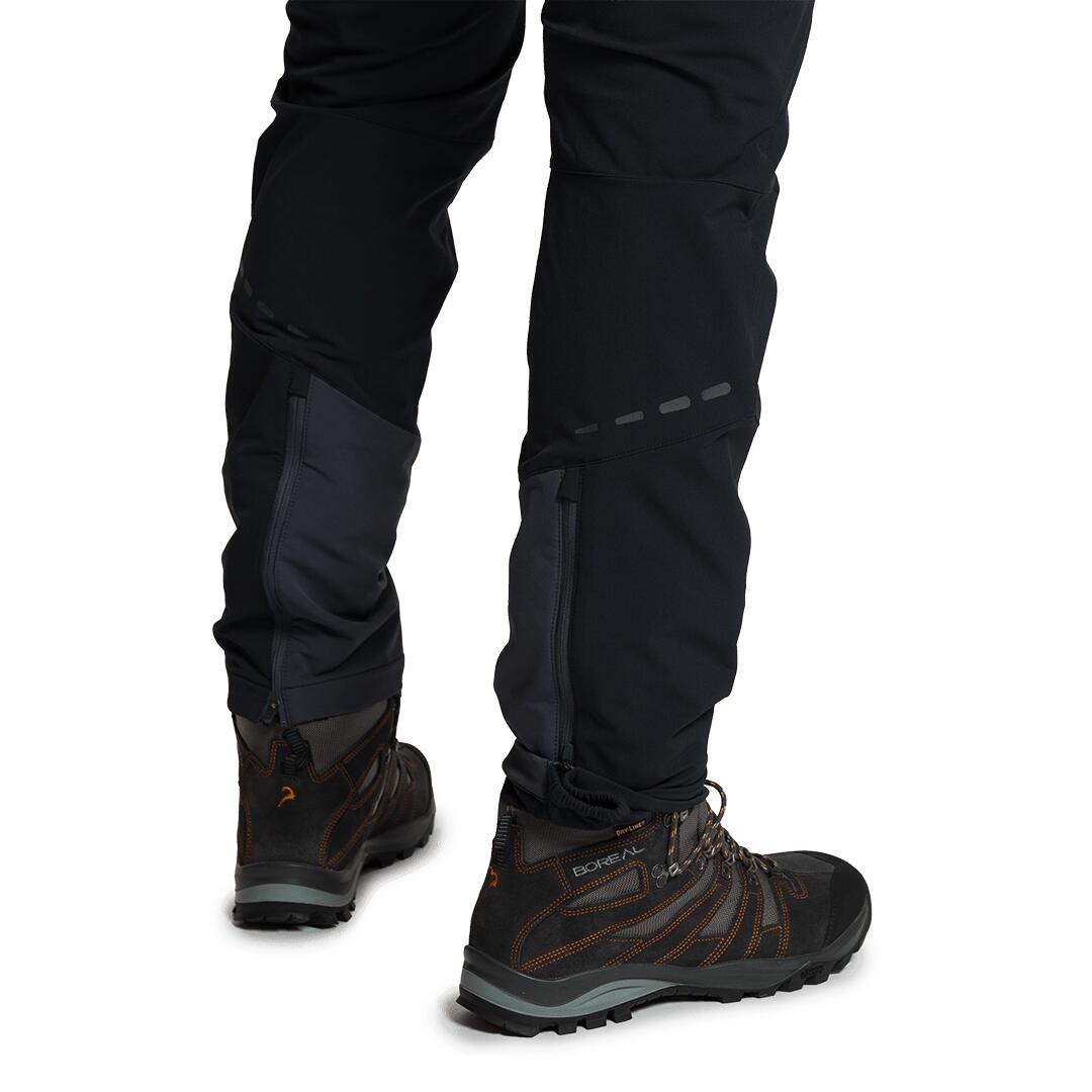 Pantalón para Hombre Trangoworld Ardenas v02 Negro/Gris/Negro 3/4