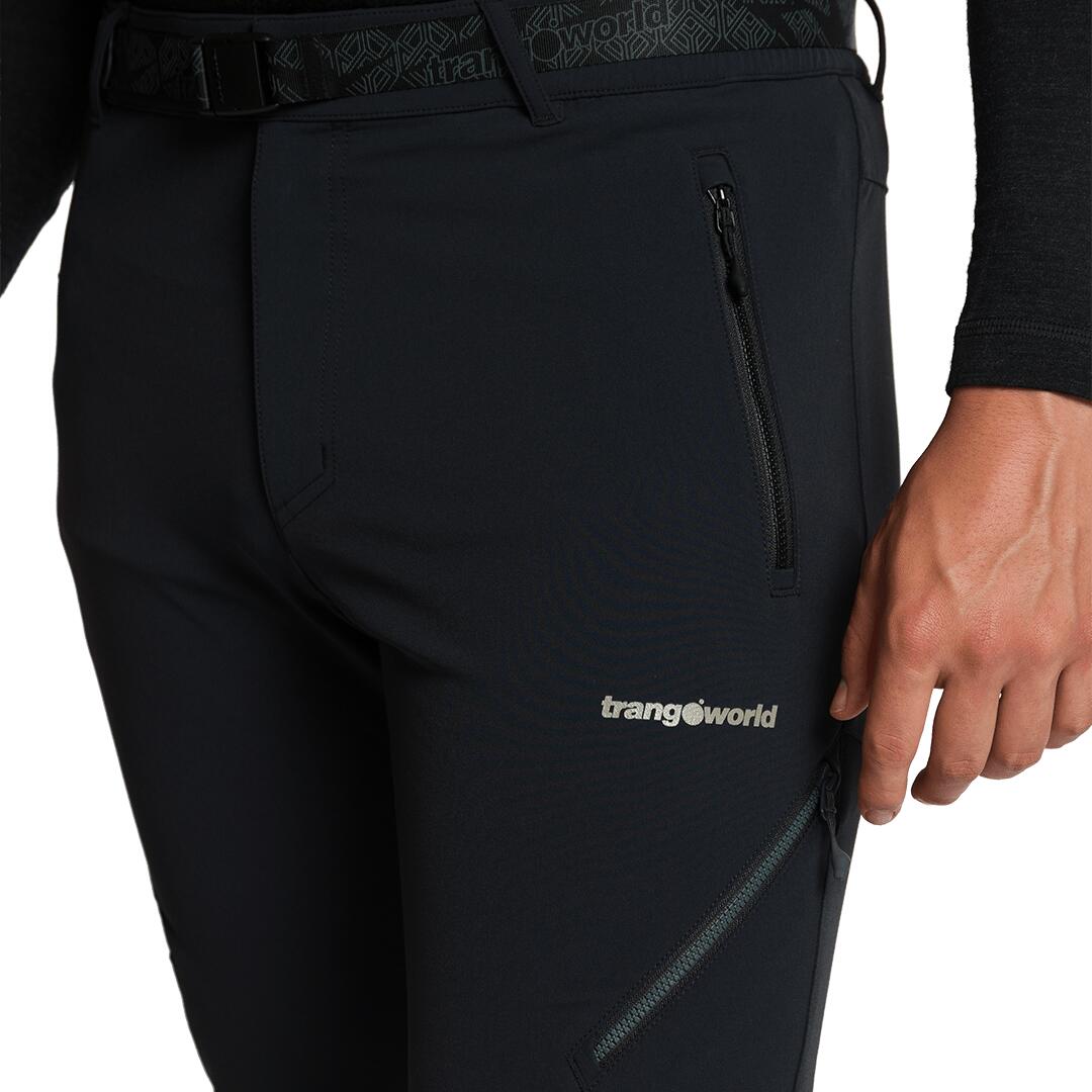 Pantalón para Hombre Trangoworld Ardenas v02 Negro/Gris/Negro 4/4