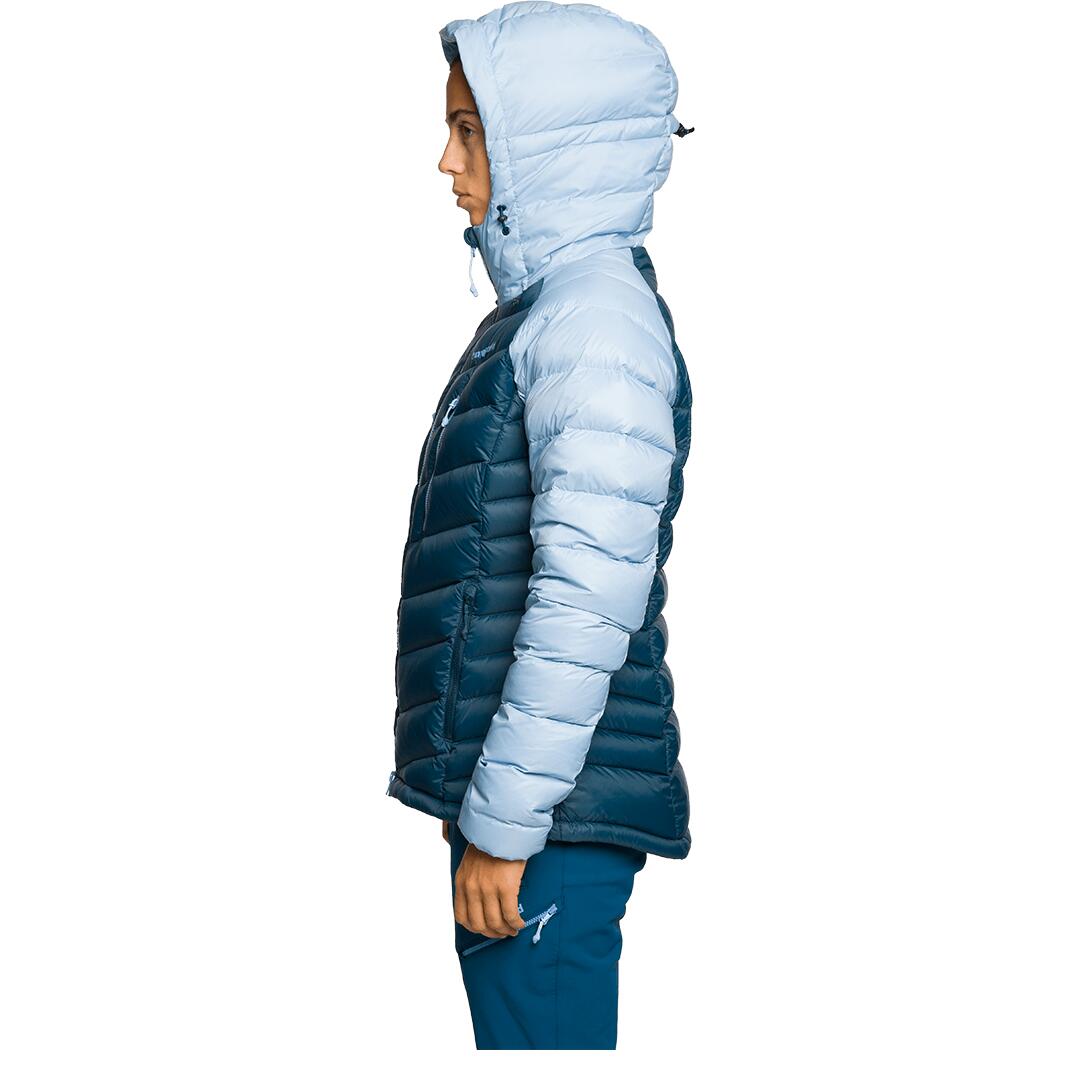 Plumífero para Mujer Trangoworld Leynar v02 Azul/Azul/Negro 190g 700cuin 3/7