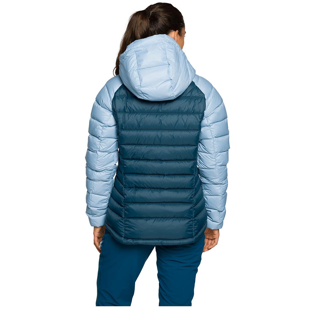 Plumífero para Mujer Trangoworld Leynar v02 Azul/Azul/Negro 190g 700cuin 2/7