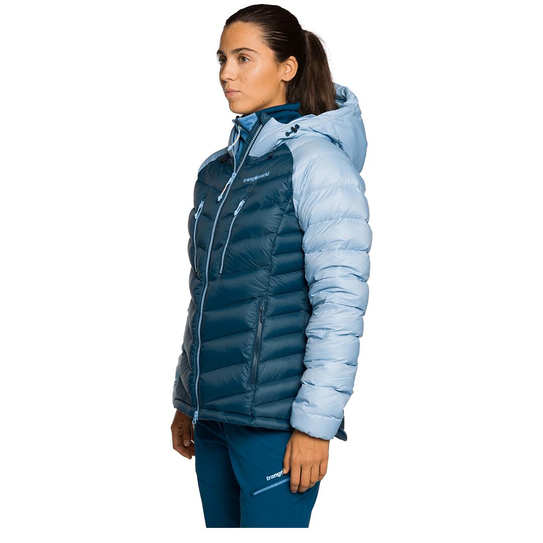 Plumífero para Mujer Trangoworld Leynar v02 Azul/Azul/Negro 190g 700cuin 4/7
