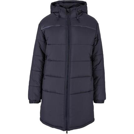 Lange Daunenjacke mit Kapuze, Damen Urban Classics Mixed