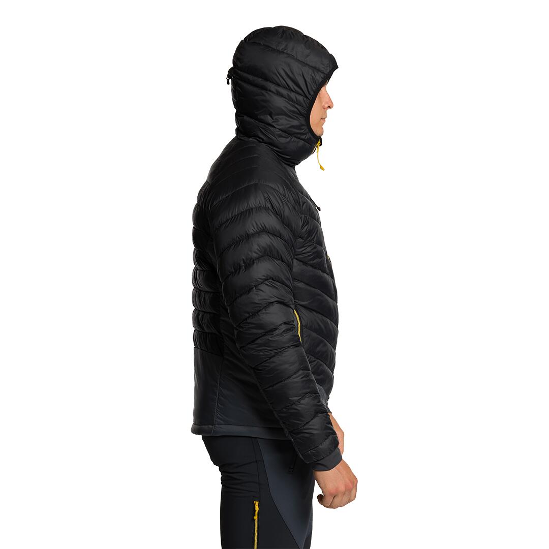 Plumífero para Hombre Trangoworld Medel v02 Negro/Gris/Naranja 3/5