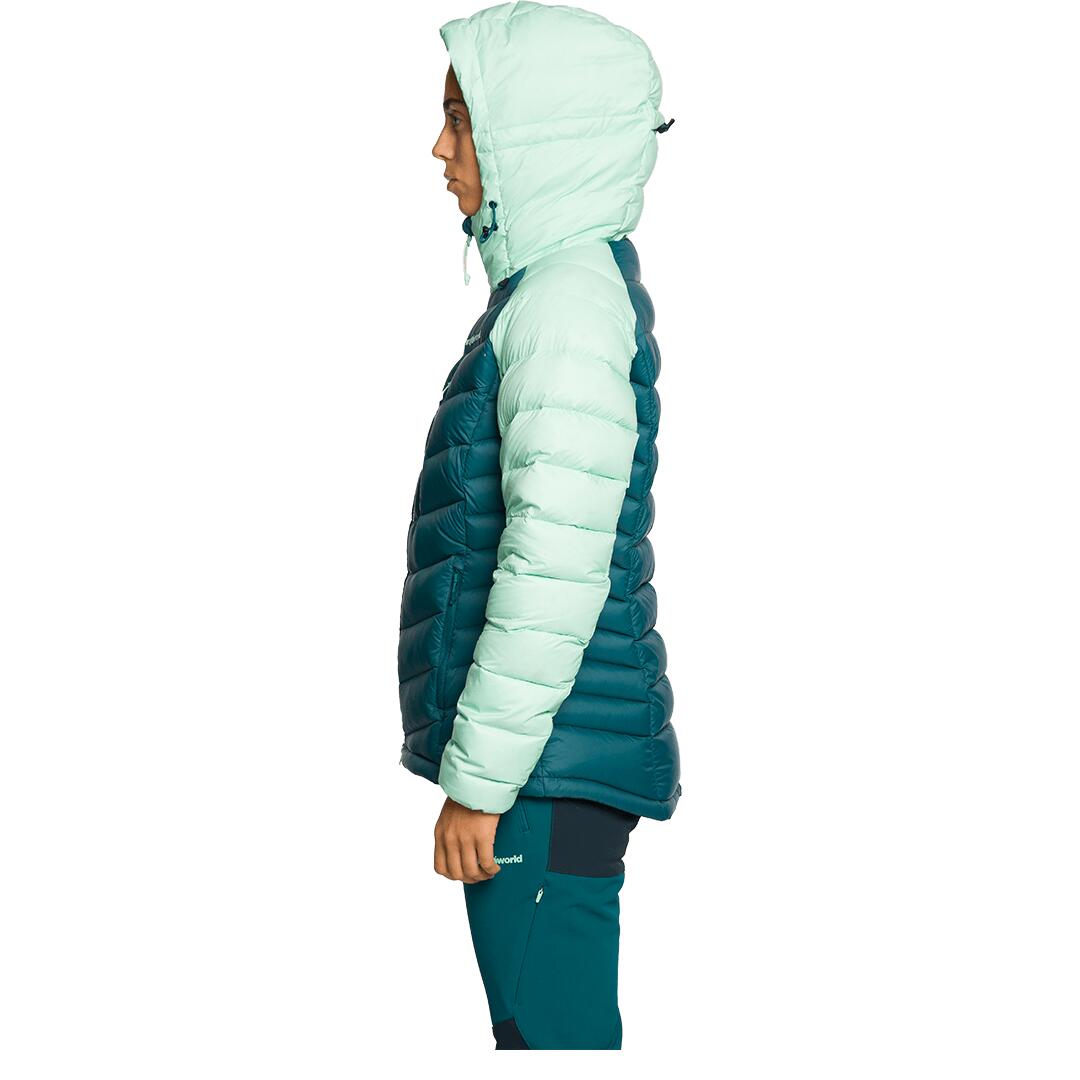 Plumífero para Mujer Trangoworld Leynar v02 Verde/Verde/Verde 190g 700cuin 3/7