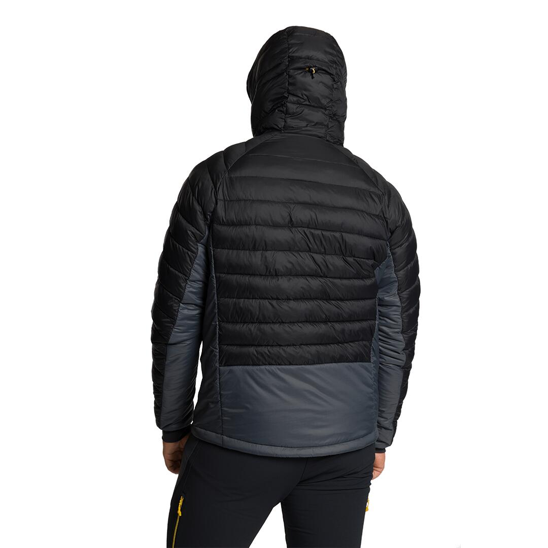 Plumífero para Hombre Trangoworld Medel v02 Negro/Gris/Naranja 2/5
