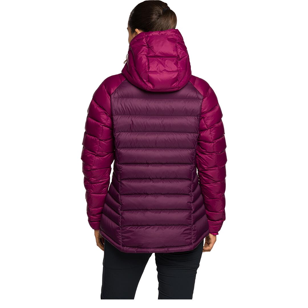 Plumífero para Mujer Trangoworld Leynar v02 Morado/Morado/Rojo 190g 700cuin 2/7