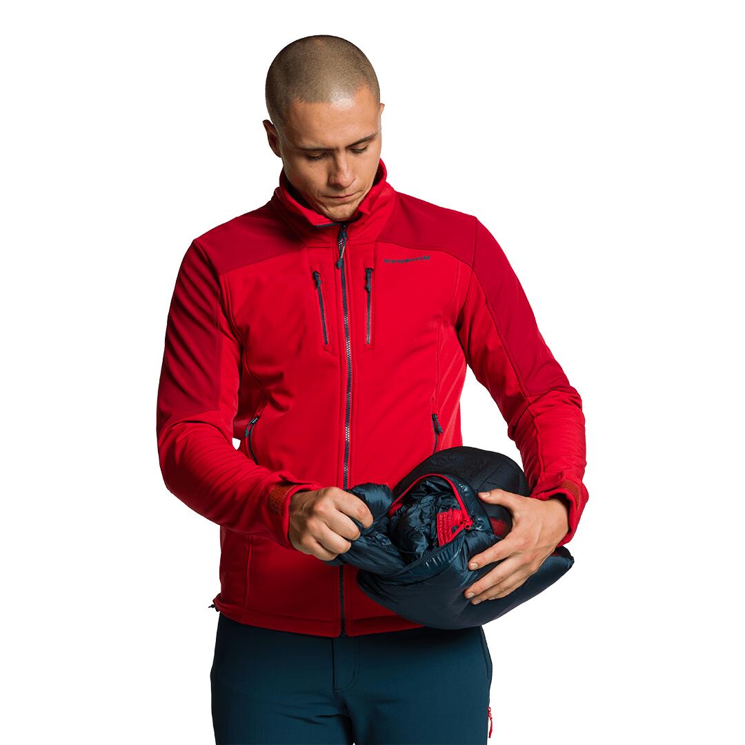 Plumífero para Hombre Trangoworld Lugo v02 Rojo/Rojo/Azul 235g 700cuin 7/7