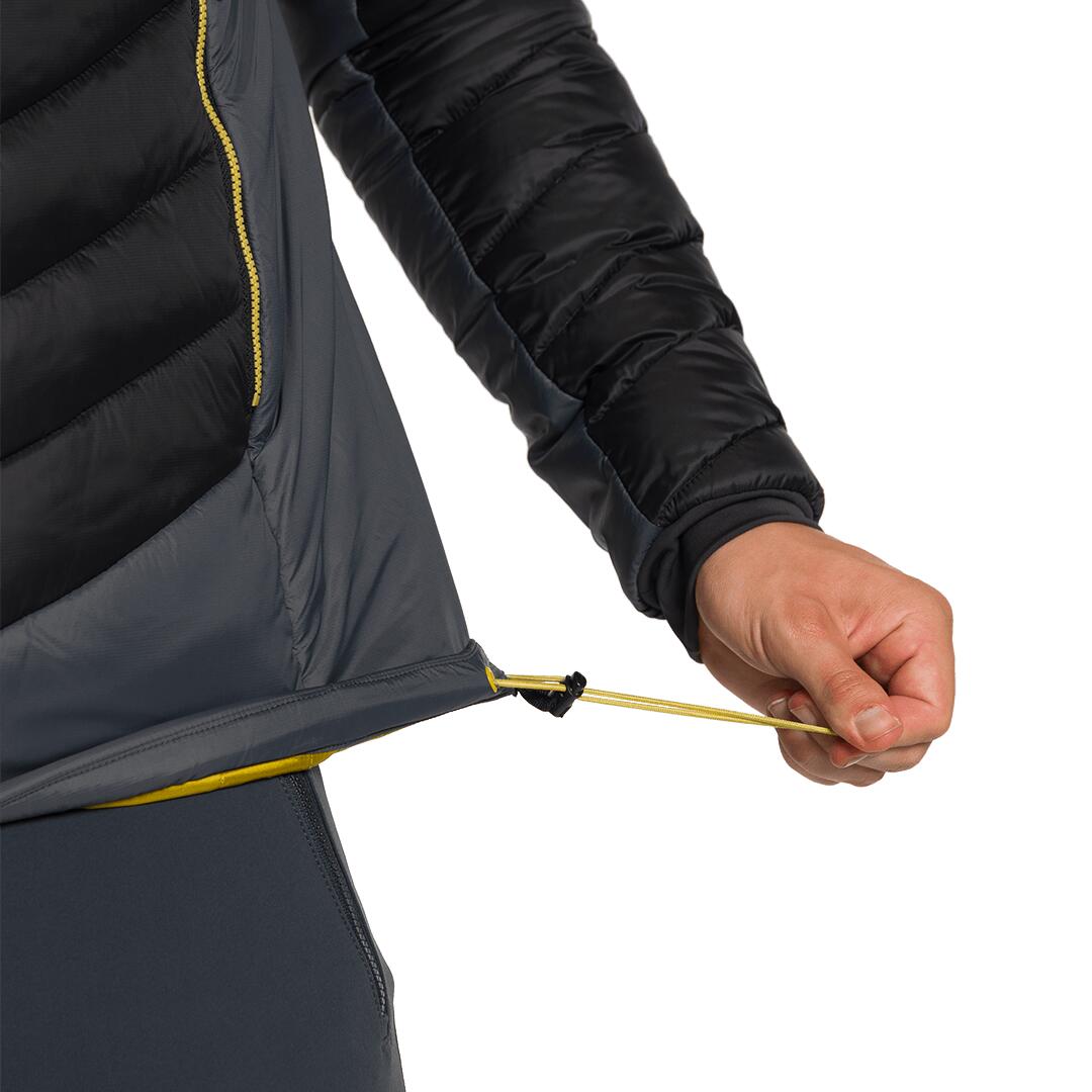 Plumífero para Hombre Trangoworld Medel v02 Negro/Gris/Naranja 5/5