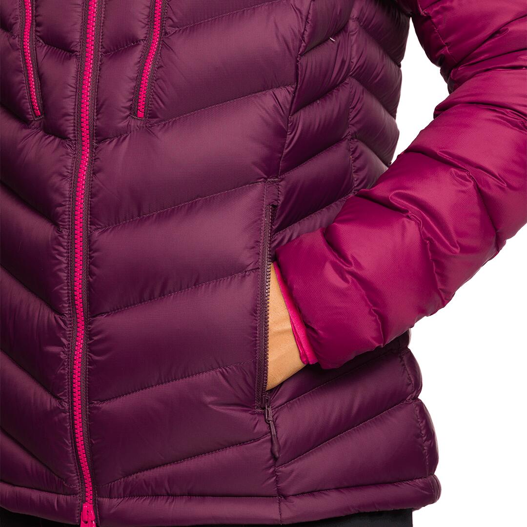 Plumífero para Mujer Trangoworld Leynar v02 Morado/Morado/Rojo 190g 700cuin 4/7
