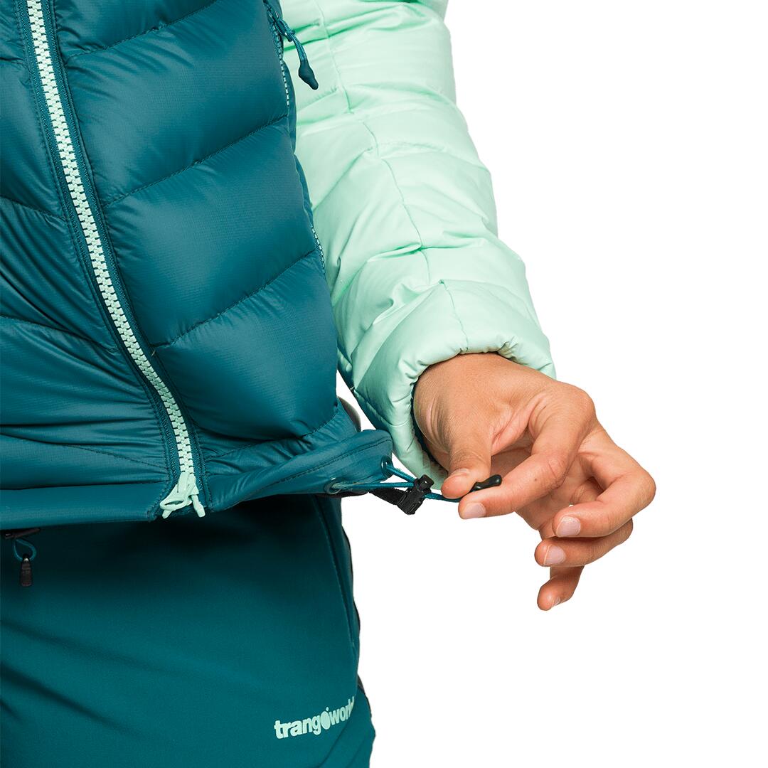 Plumífero para Mujer Trangoworld Leynar v02 Verde/Verde/Verde 190g 700cuin 6/7