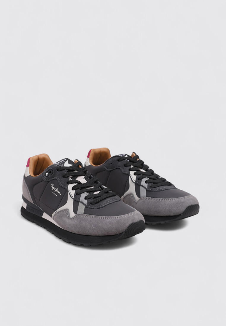 Zapatillas Deportivas Hombre Pepe Jeans BRIT PRINTS M Gri 2/4