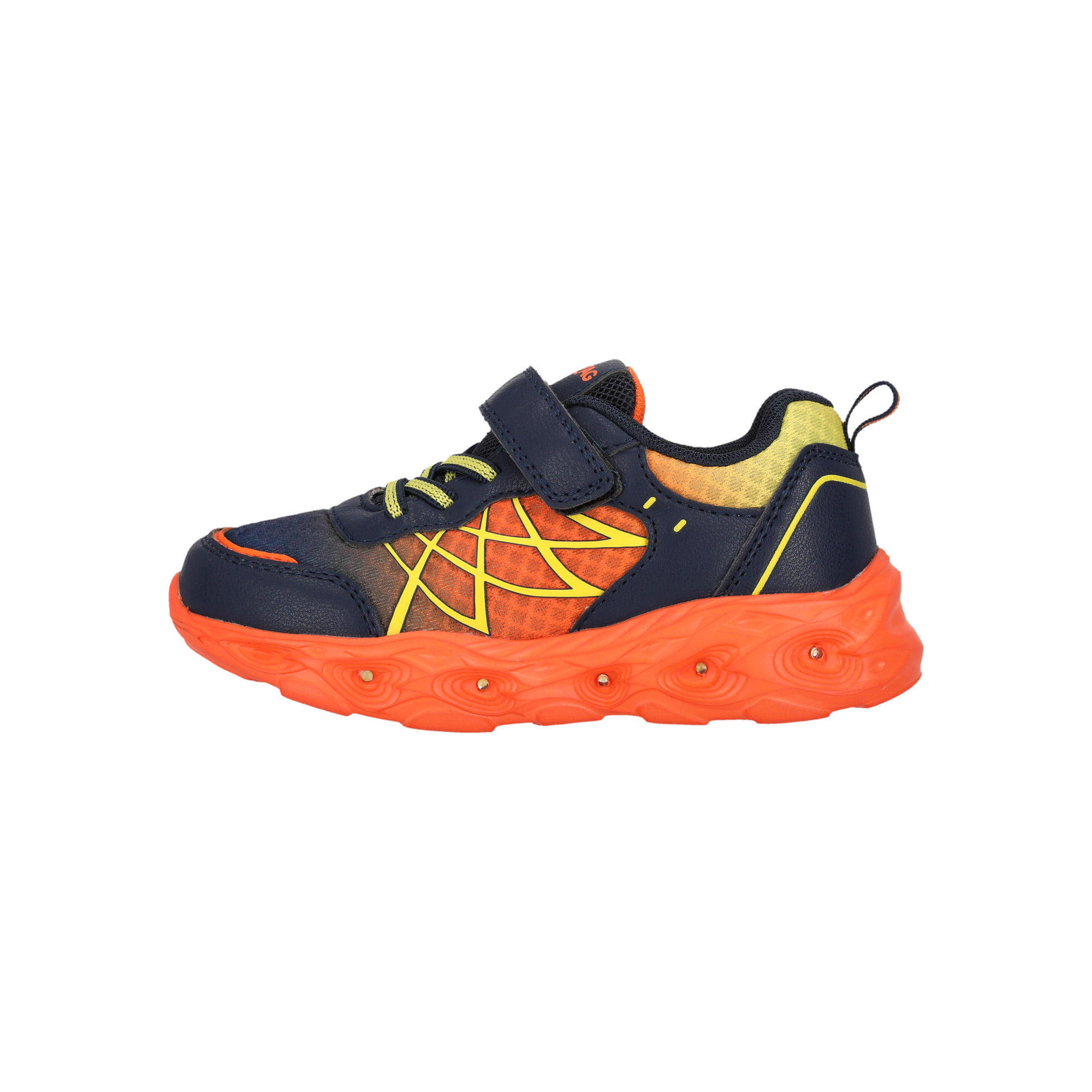 Zigzag - Baskets Kalmi - Chaussons - Bleu|orange - Decathlon