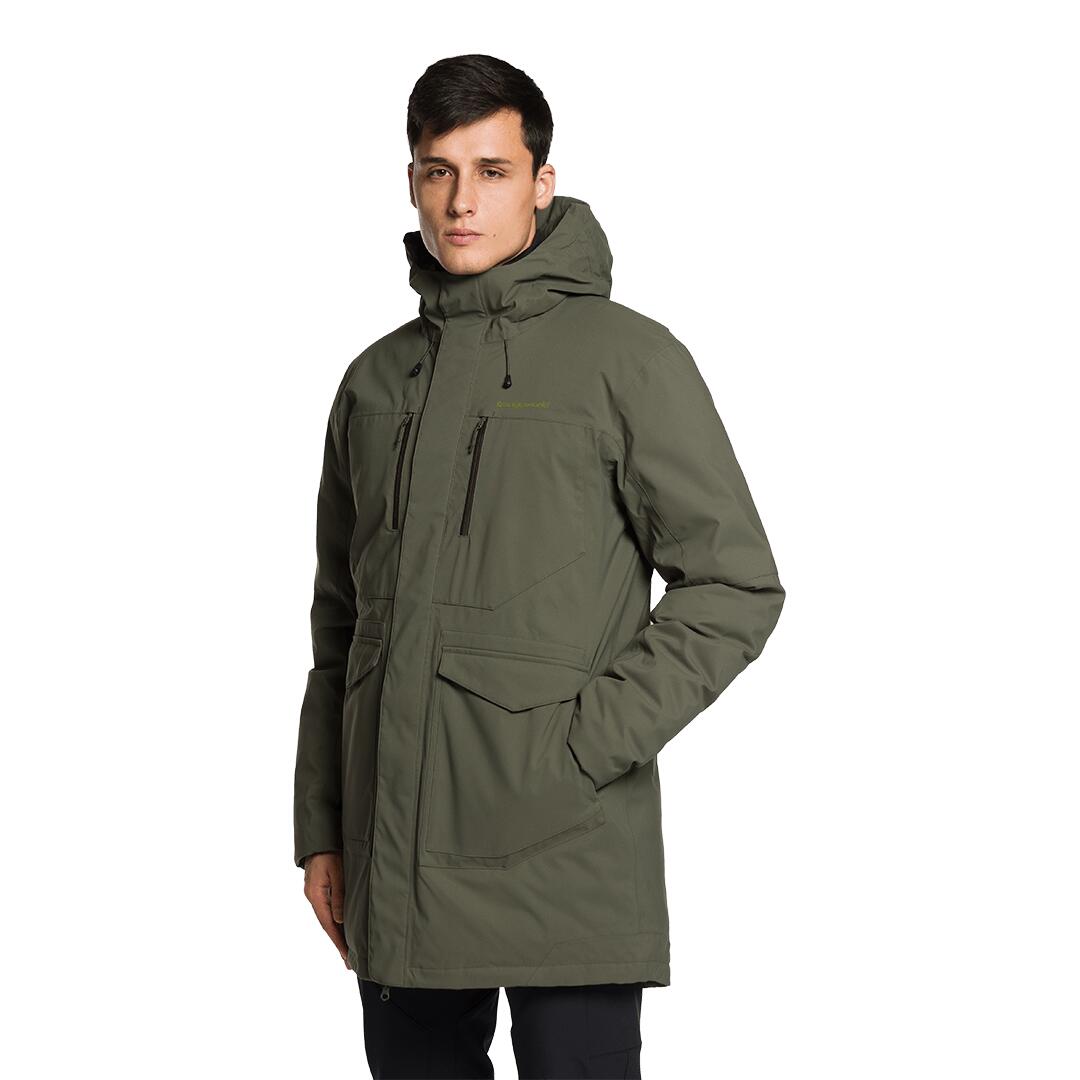 Parka para Hombre Trangoworld Wollaston termic Verde Impermeable Transpirable 3/7