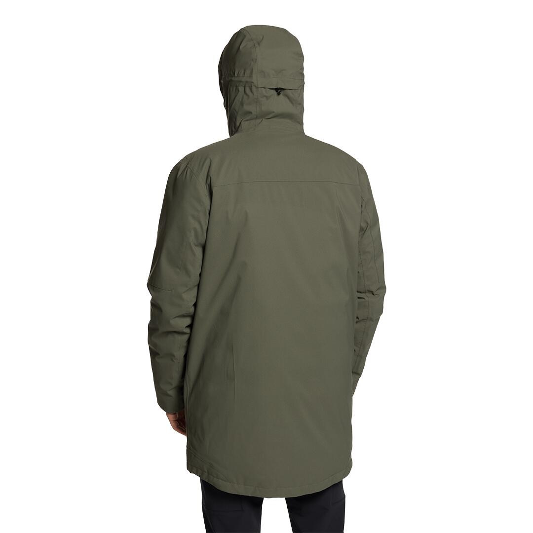 Parka para Hombre Trangoworld Wollaston termic Verde Impermeable Transpirable 2/7