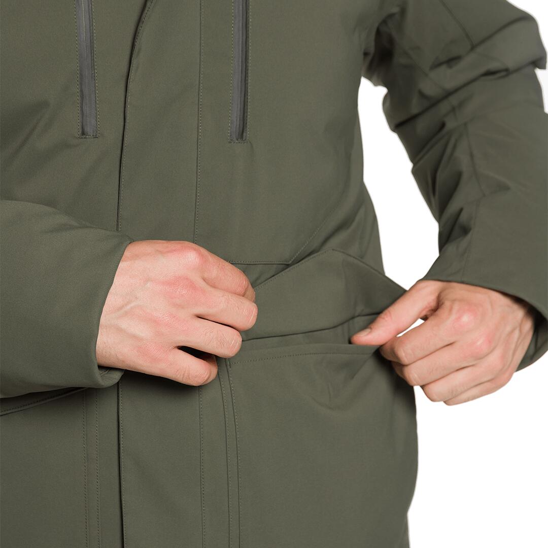 Parka para Hombre Trangoworld Wollaston termic Verde Impermeable Transpirable 7/7